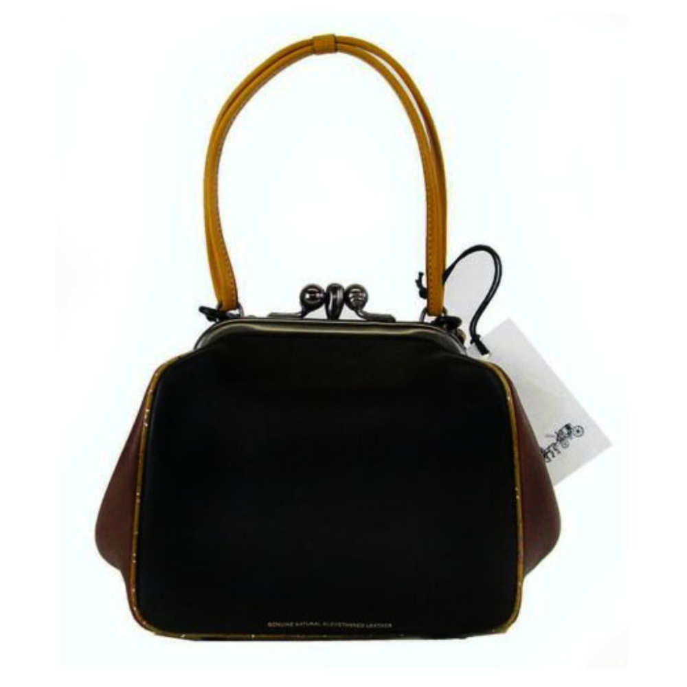 COACH Black Leather Mini Shoulder Bag $595.00 - Picture 2 of 4